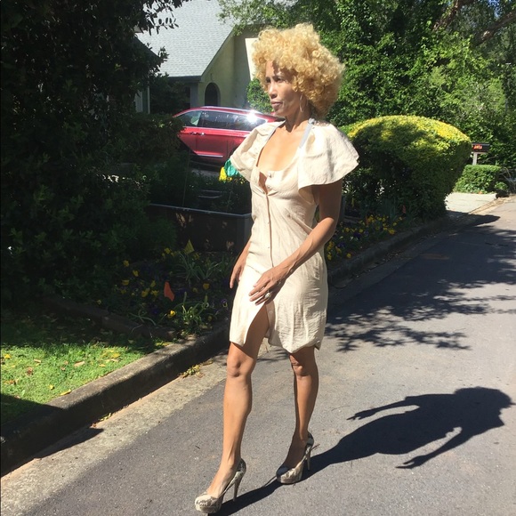 Boudoir Disaya ruffle cape collar dress shirt XS S - Picture 4 of 7